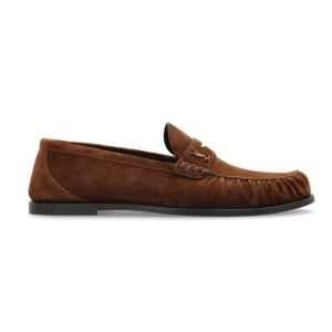 Saint Laurent BROWN Suede loafers shoes