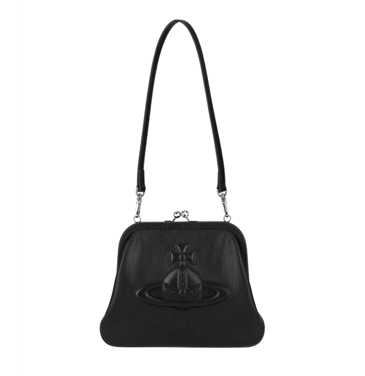 Vivienne Clutch Tote Bag - Black