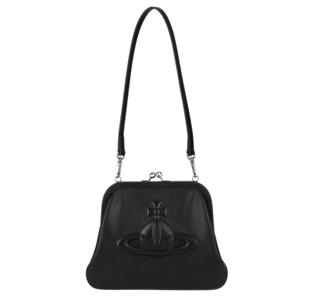 Vivienne Clutch Tote Bag - Black