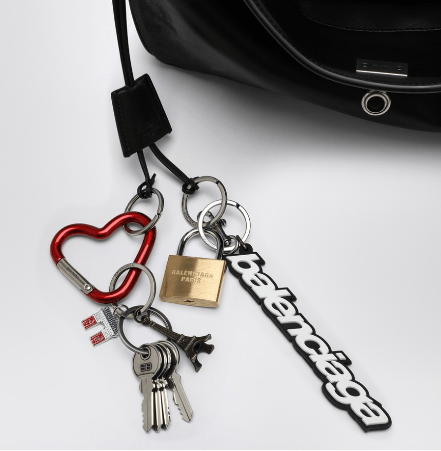 Rodeo Keyring Leather Medium Tote Bag