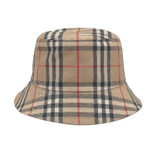 Vintage Check Technical Cotton Bucket Hat - Archive Beige