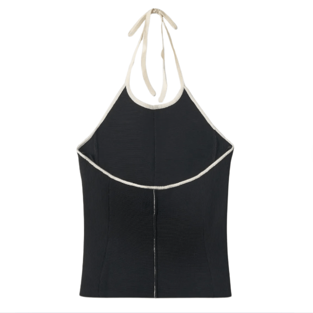 Sleeveless T-shirt - Black