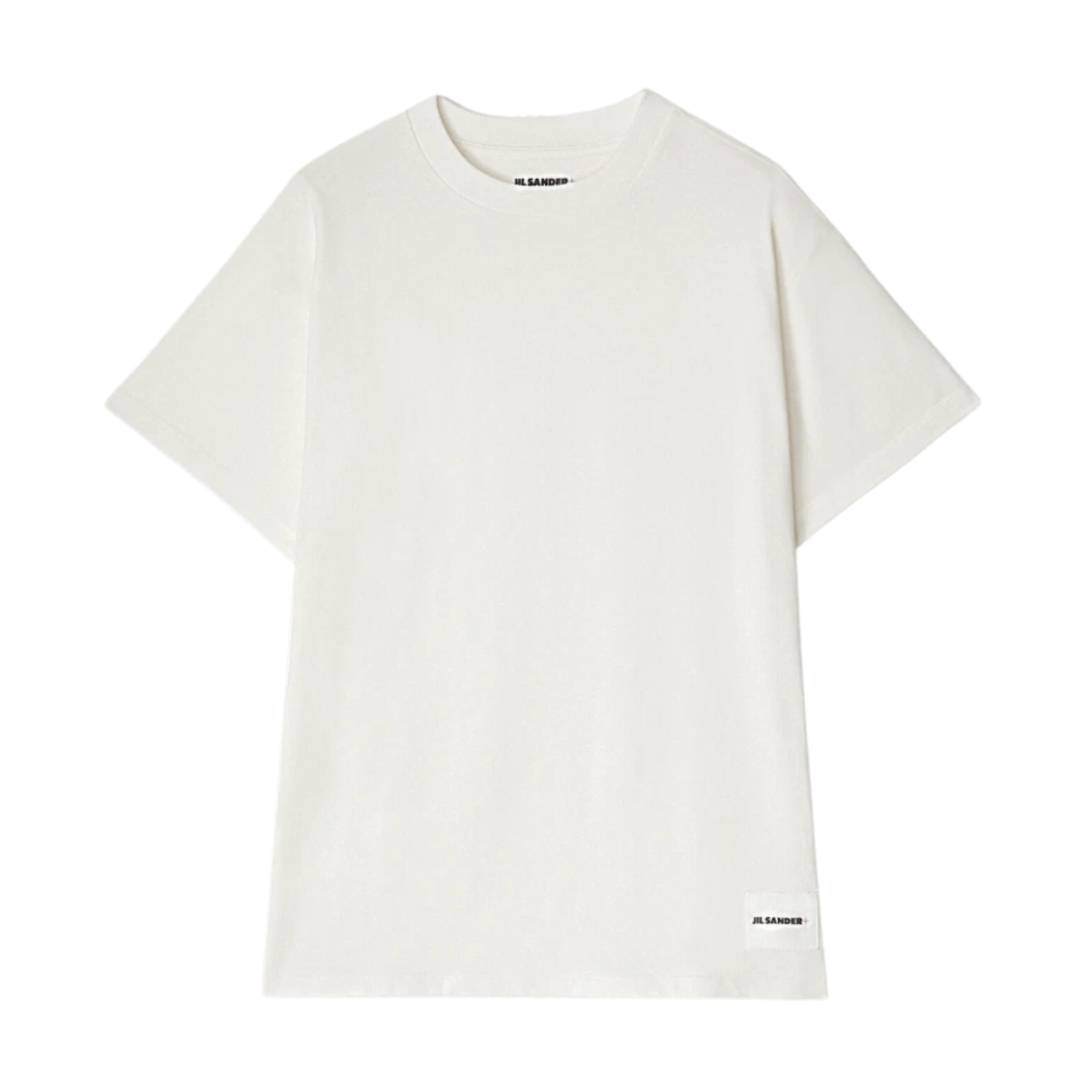 (3 Pack) Jil Sander Organic Cotton T-Shirt Set Optic White (3 Pack)