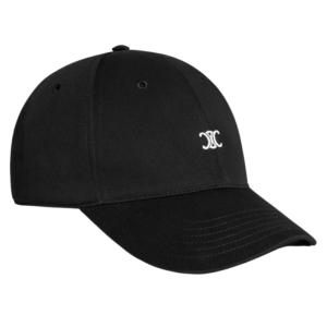 Celine Triomphe Baseball Cap Black Off White