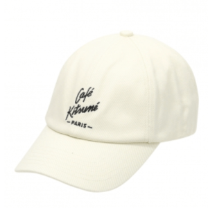 Maison Kitsune Cafe Kitsune Cup Ball Cap Black