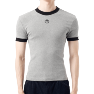 Moon Logo Jersey Fit T-Shirt Grey 