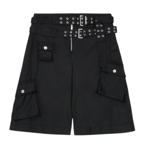 Duchess Nylon Pocket Shorts Pants - Black 
