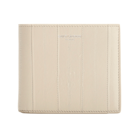 Saint Laurent Paris East/West Wallet Almond Milk