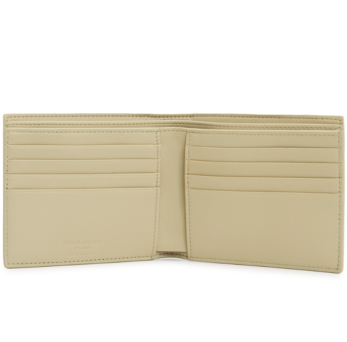 Saint Laurent Paris East/West Wallet Almond Milk