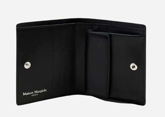 Maison Margiela Compact Bi-Fold Wallet Black