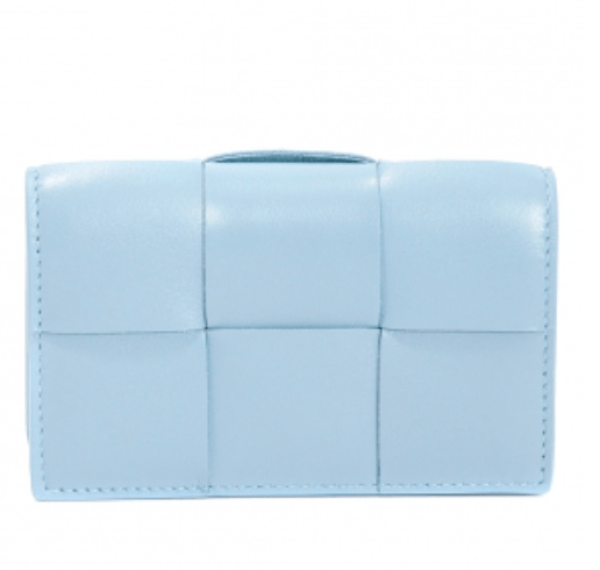 Bottega Veneta Cassette Card Case Blue