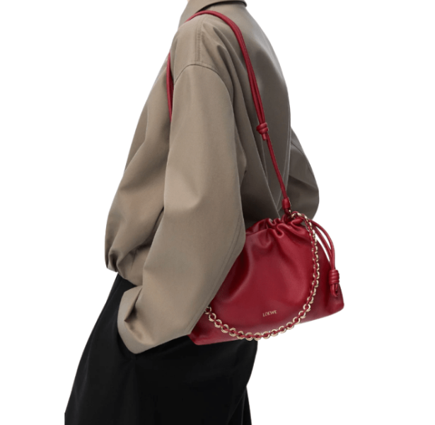 Medium Flamenco Purse in mellow nappa lambskin
