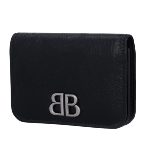 Monaco Flap Card Holder - Black