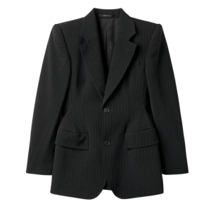 Hourglass Jacket - White:Black 