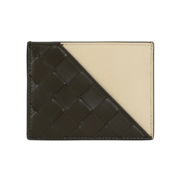Corner Bicolor Card Holder - Sand Brown 