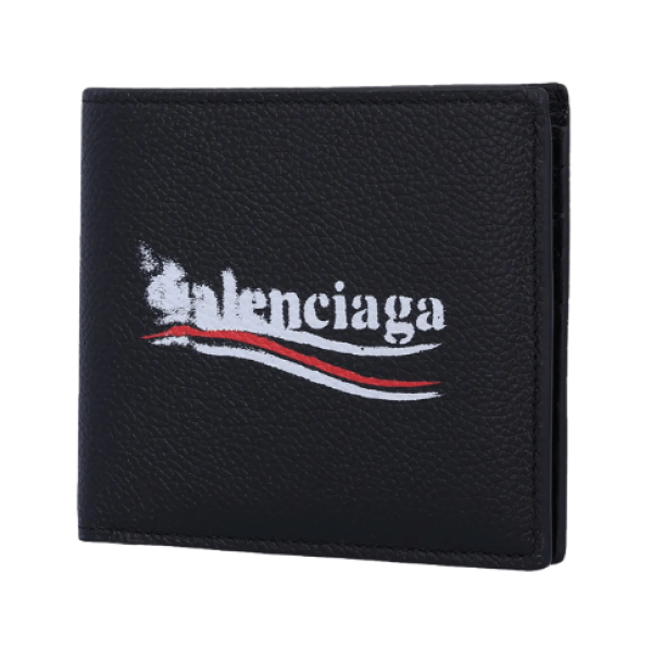 Cash Square Bifold Wallet - Black 