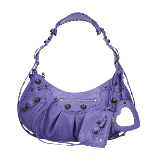 Small Le Cargo Lambskin Shoulder Bag - Purple