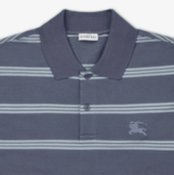 Striped Short Sleeve Polo Shirt - Pilot 