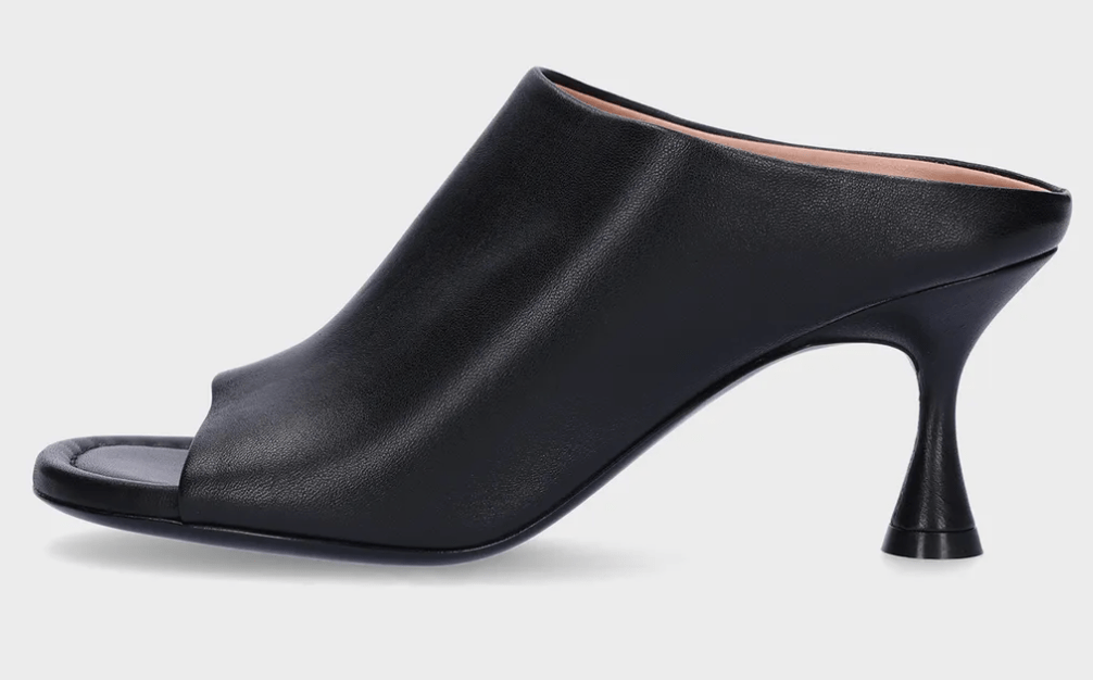 Open Toe Heel Sandal - Black