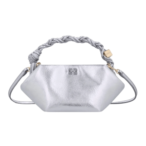Mini Gani Bou Metallic Crossbody Bag - Silver 