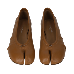 New Tabi Ballerina Flat Shoes - Light Brown