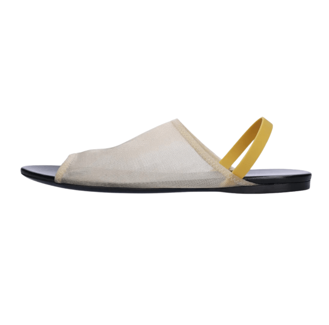 Low Mesh Sandals - Beige 