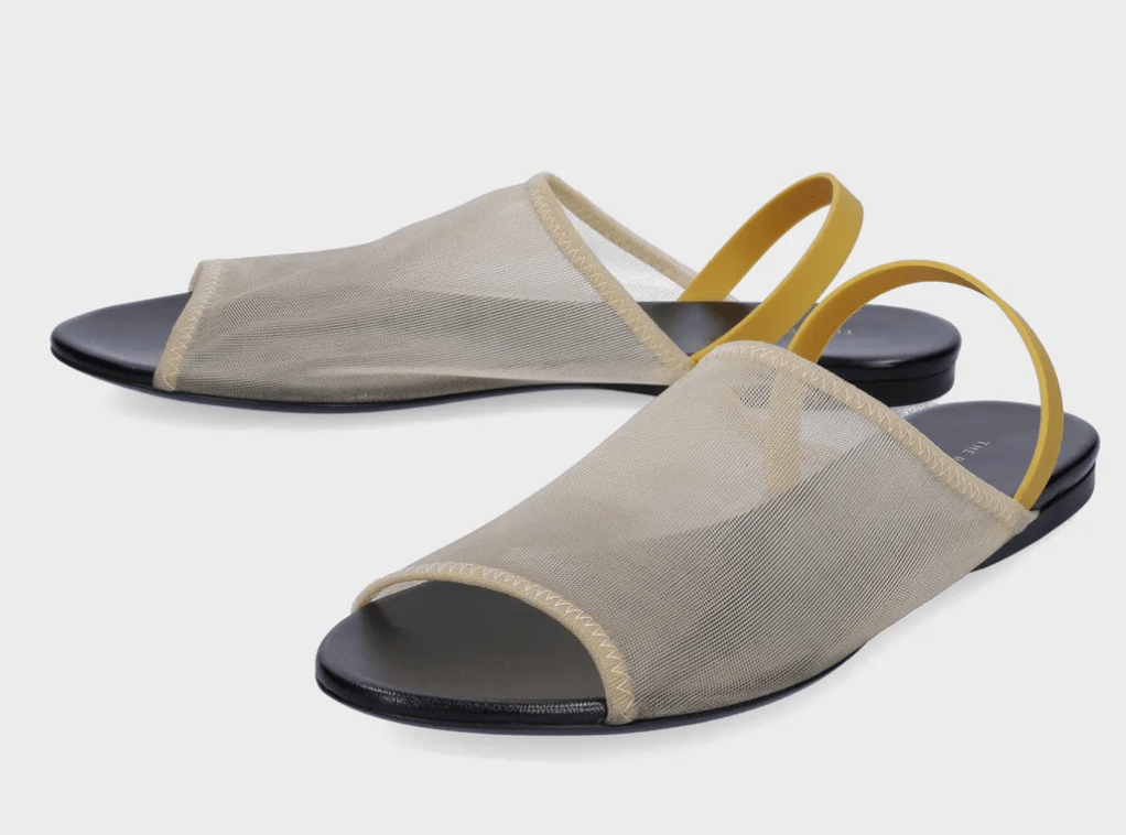 Low Mesh Sandals - Beige 