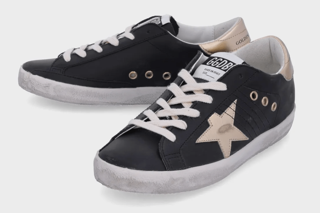Superstar Goldtap Sneakers - Black