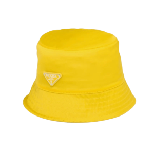 Prada Nylon Bucket Hat Yellow