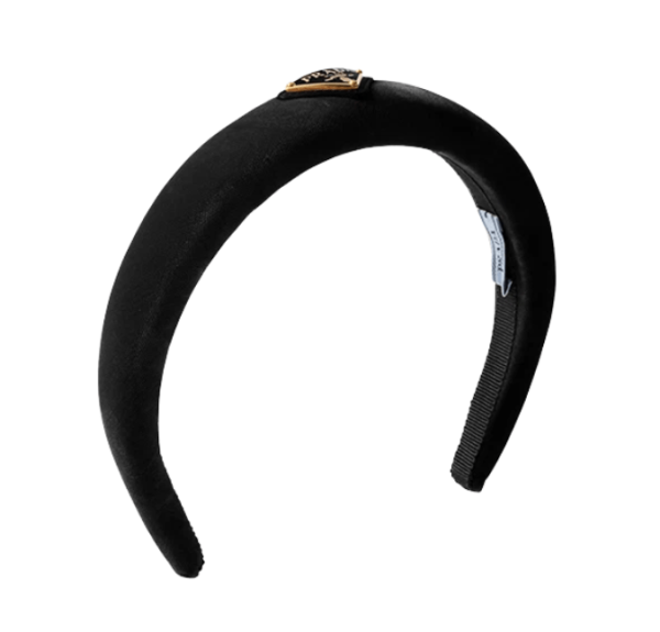 Prada Velvet Headband Black
