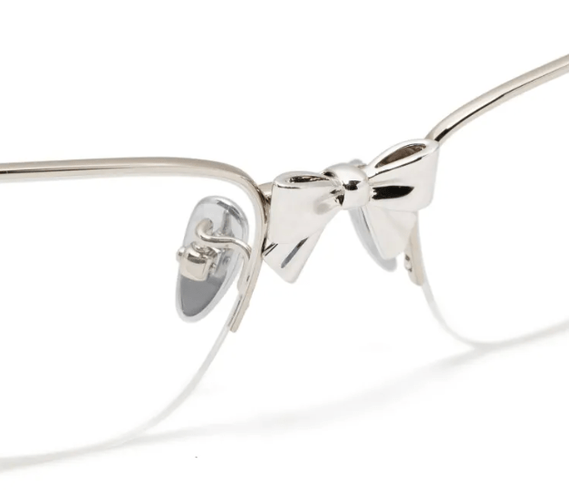 SHUSHU/TONG YVMIN Metal Bow Decorated Glasses