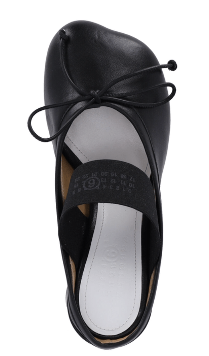 MM6 Maison Margiela Black Sandals Heel