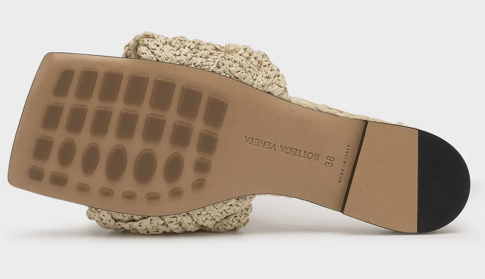 Bottega Veneta Lido Flat Sandals - White
