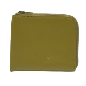 Logo Zip Around Wallet - Green Glow 