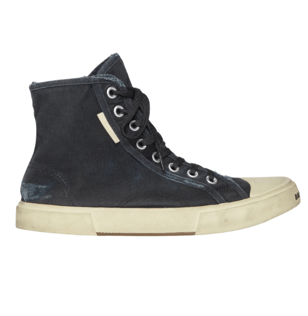  Balenciaga Paris High Top Sneakers Black