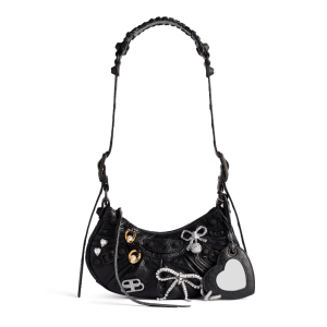 Le Cargol Pin Detail Leather XS Shoulder Bag