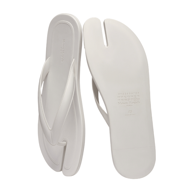 Maison Margiela Tabi Thong Sandal White