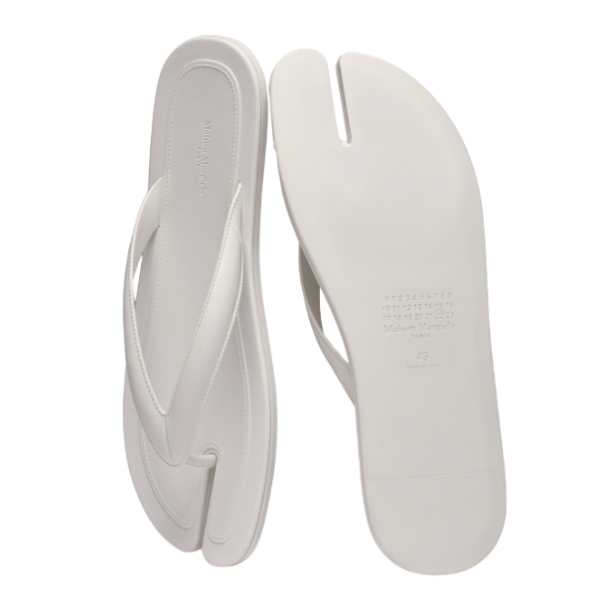 Maison Margiela Tabi Thong Sandal White
