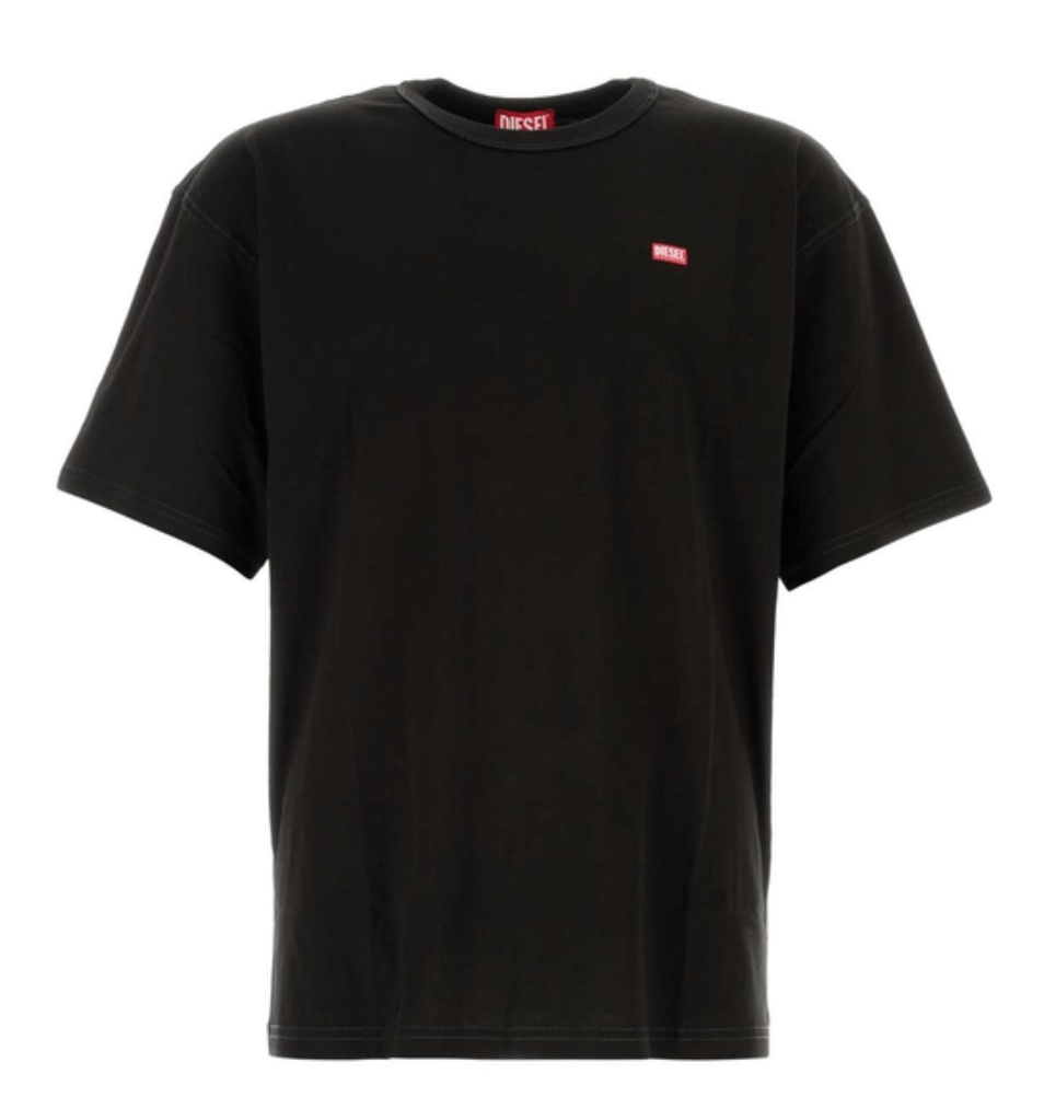 DIESEL Logo Detail Short-Sleeve T-Shirt Black