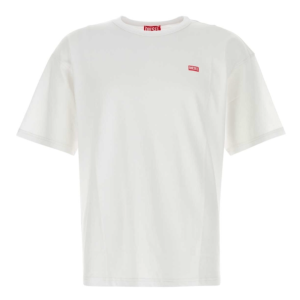 DIESEL Logo Detail Short-Sleeve T-Shirt White