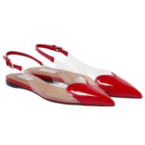 ALAÏA Heart Slingback Flat Shoes
