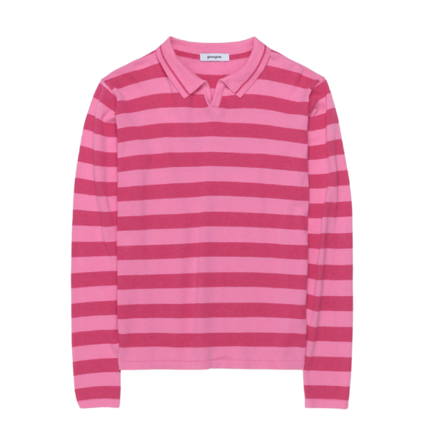 GIMAGUAS Leo Striped Polo Shirt
