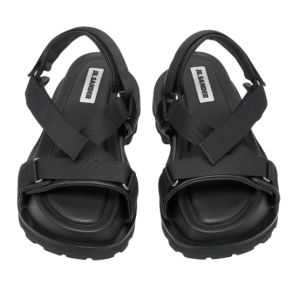 JIL SANDER Platform Sandals - Black 