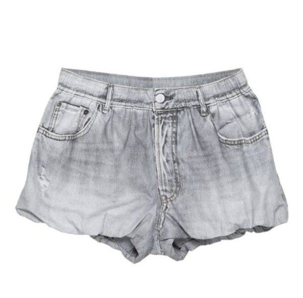 Acne Studios Trompe-l'œil Denim Print Shorts