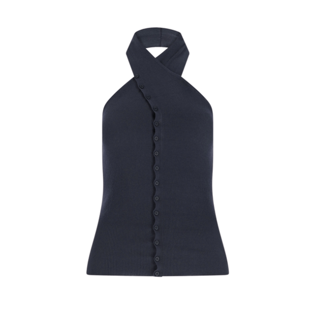 Paloma Wool Navy Sleeveless Top