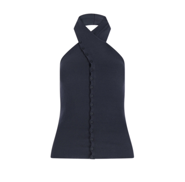 Paloma Wool Navy Sleeveless Top