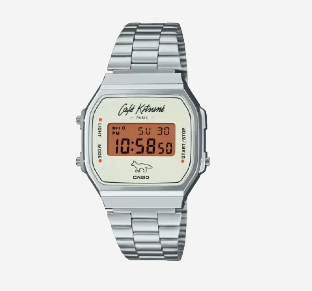 Casio x Maison Kitsune Cafe A168WECK-7A