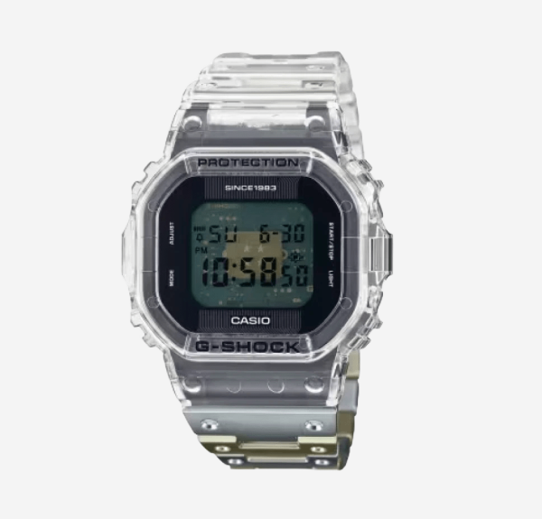 Casio G-Shock 40th Anniversary Clear Remix 5600 Series DWE-5640RX-7 Clear