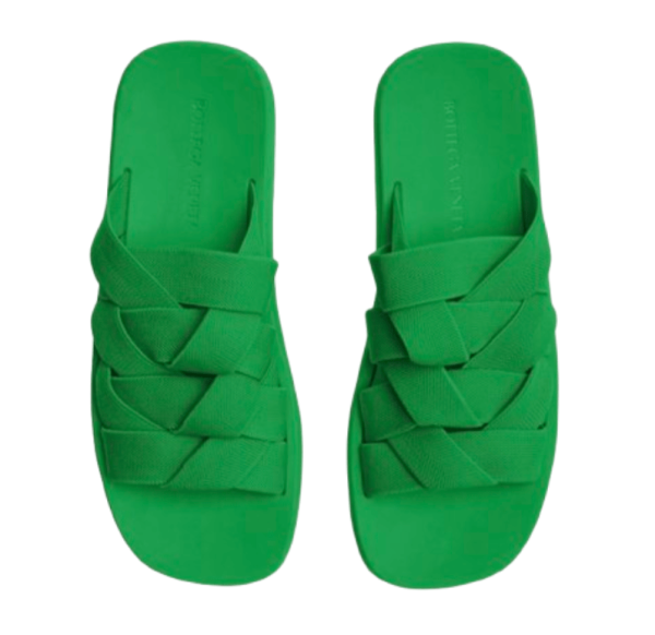 Bottega Veneta Plat Mule Grass