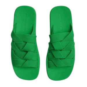 Bottega Veneta Plat Mule Grass